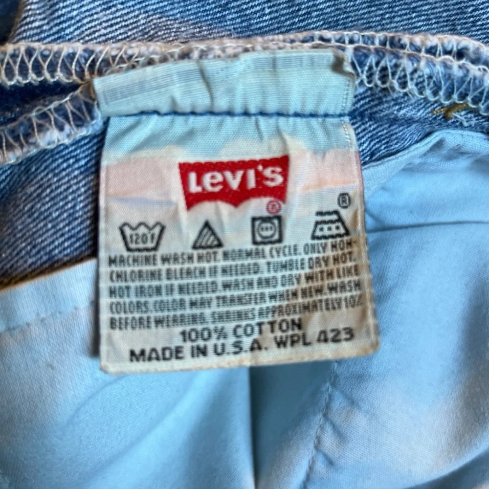 Levi's Straight-Leg Jeans in Blue Denim